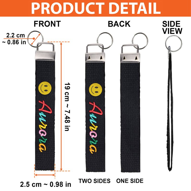 Móc chìa khóa thêu - Ảnh 2