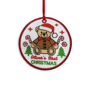 Đồ trang trí Giáng sinh thêu tròn